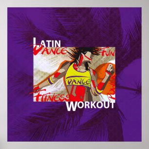 EXERCÍCIO LATIN da DANÇA - poster