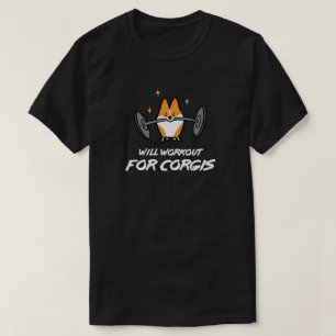 Exercício para o t-shirt da obscuridade dos Corgi