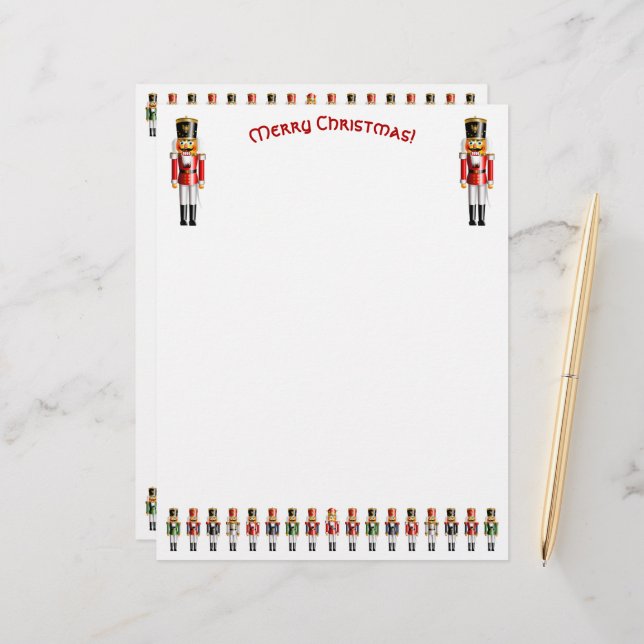 Exército de Soldados de Brinquedos de Nozes de Nat (Frente/Verso In Situ)