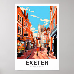 Exeter Reino Unido Viagem Impressão