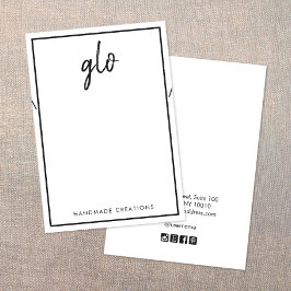 Exibição da Marca de Colar de Borda Branca