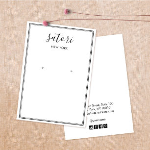 Exibição de Borda de Assinatura Manuscrita Branca