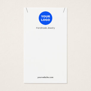 Exibição de Colar do Colar do Logotipo em Branco P