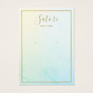 Exibição de Gravação de Assinatura Azul Aqua