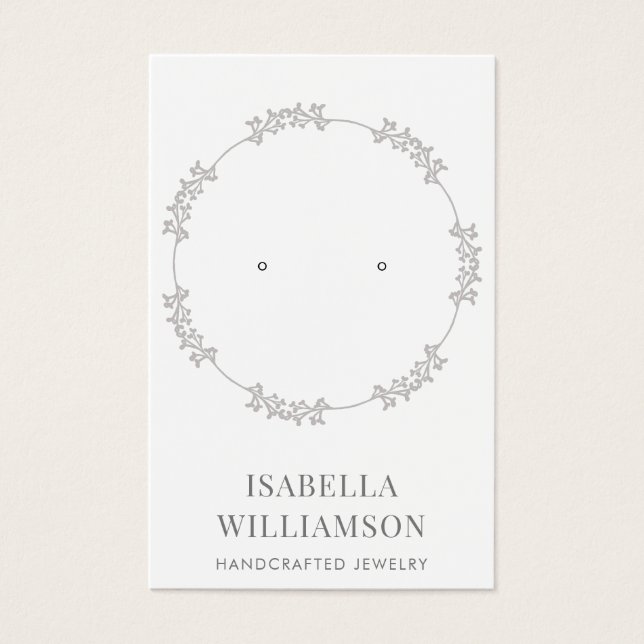 Exibição de Joias com Alça de Coroa do Círculo bon (Frente)