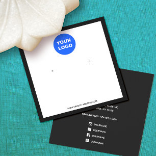 Exibição de Letras Brancas Quadradas de Adição Per