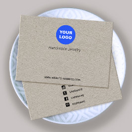 Exibição de Marca do Kraft para adição personaliza