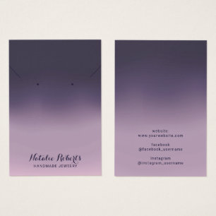 Exibição de Ombre Roxo de Joias Feitas à Mão