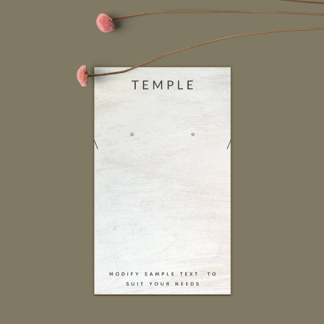 Exibição Simples De Colar De Madeira Branca (Criador carregado)