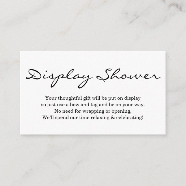 Exibir Inserção de Chá para Convite - Simples (Frente)