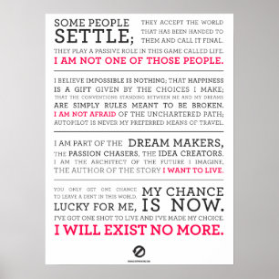 Existe não mais preto do poster do manifesto