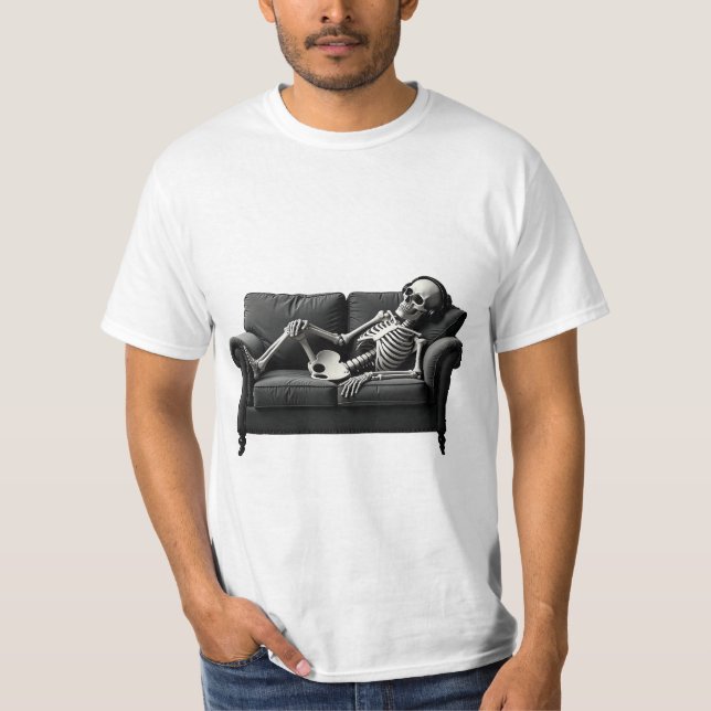 Existência é Escape Skeleton T-Shirt (Frente)