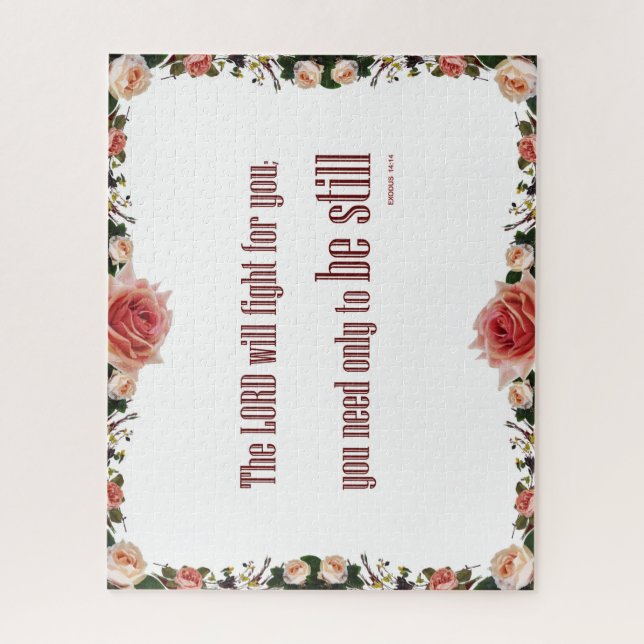 Êxodo 14, Quebra-cabeça 520 pcs 'O LORD lutará' (Vertical)