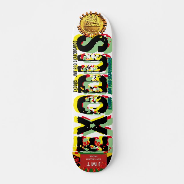 EXODUS JMT OFFICIAL 7, 3/4 pol., skateboard Deck (Frente)