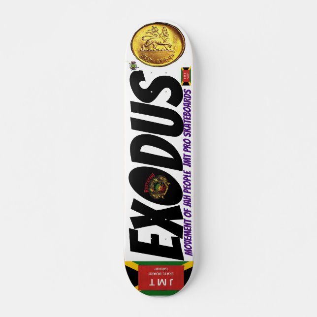 EXODUS JMT OFICIAL 7 3/4" Deck de Skateboard (Frente)