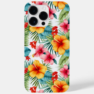 Exotic Watercolor Hawaiian Floral