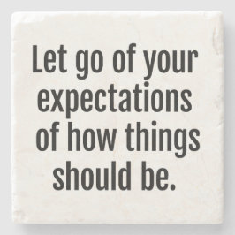 Expectativas de Porta copos de pedra