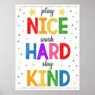 Expectativas de sala de aula Poster