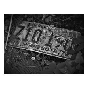 "Expirado Desde '73', Impressão de Foto