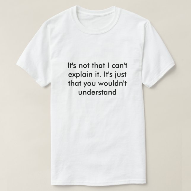 Explicar Camisa (Frente do Design)