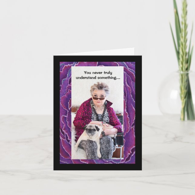 Explique isso ao seu Cartão de Saudação da Avó (Frente)