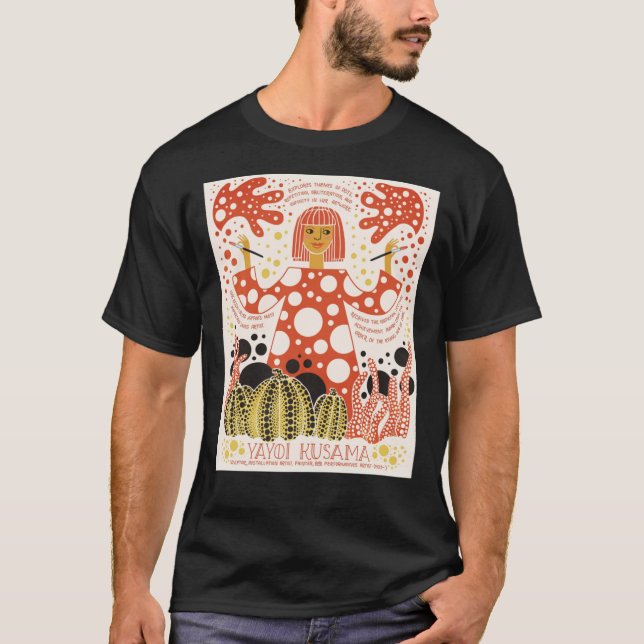 Explora Themes Yayoi Kusama Clássico T-Shirt (Frente)