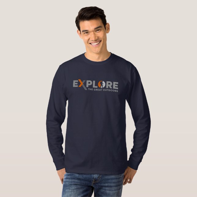 Exploração da Natureza (2) | Camisa Masculina Mang (Frente Completa)