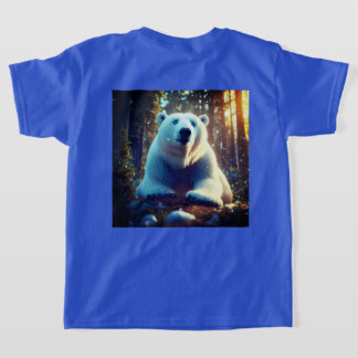 Explorador Ártico: Camisa T com Urso Polar