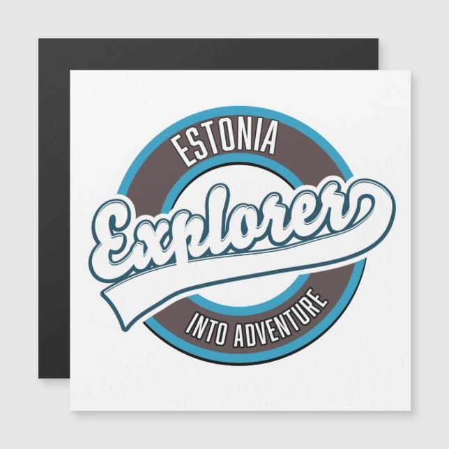 Explorador da Estônia na aventura  (Frente/Verso)