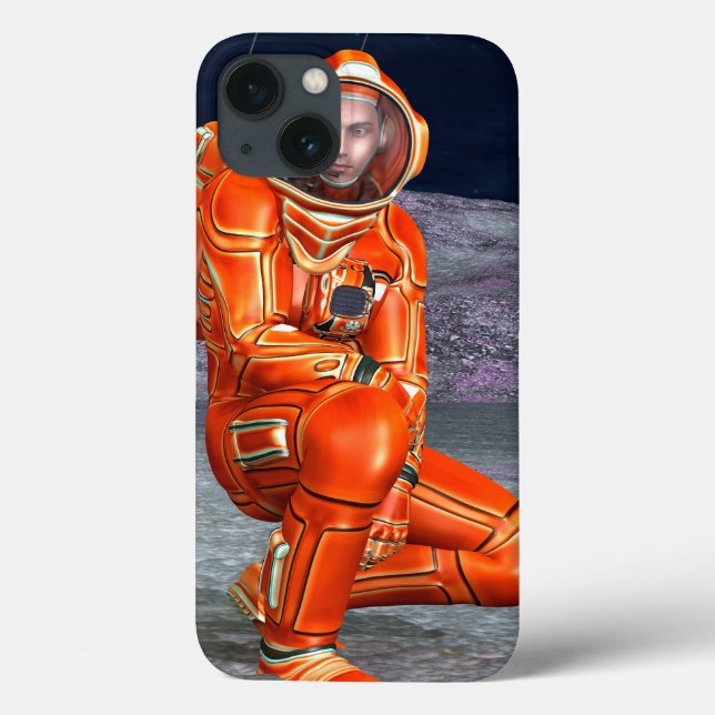 Explorador de Marte Astronauta Planeta Alien Arte  (Verso)