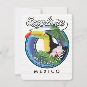 explorar cabo san lucas méxico adesivo de viagem