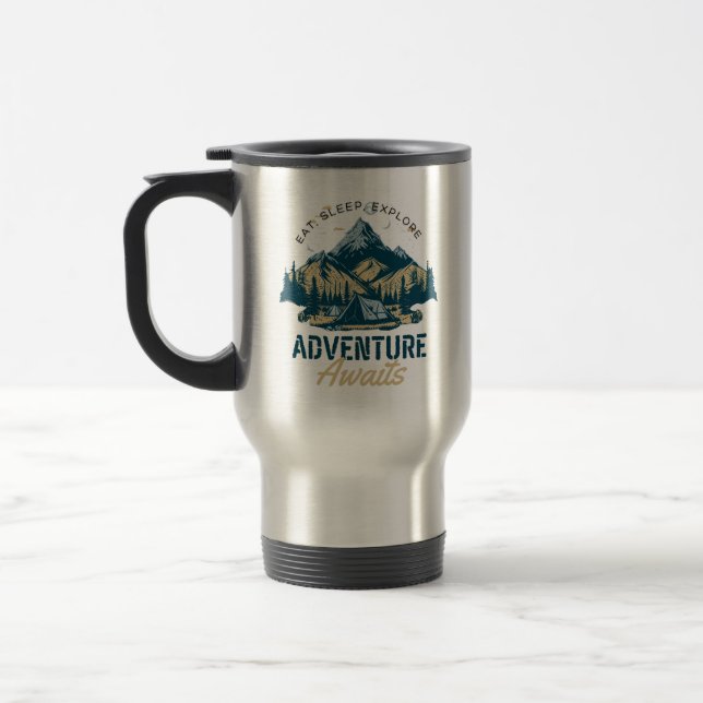 Explorar e Caneca de viagem de risco (Esquerda)