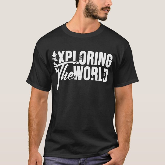 Explorar o dom da aventura de camiseta gráfica mun (Frente)