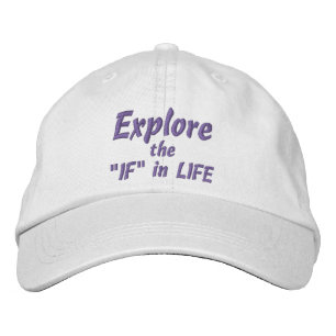 EXPLORAR o "IF" no Boné LIFE (branco)