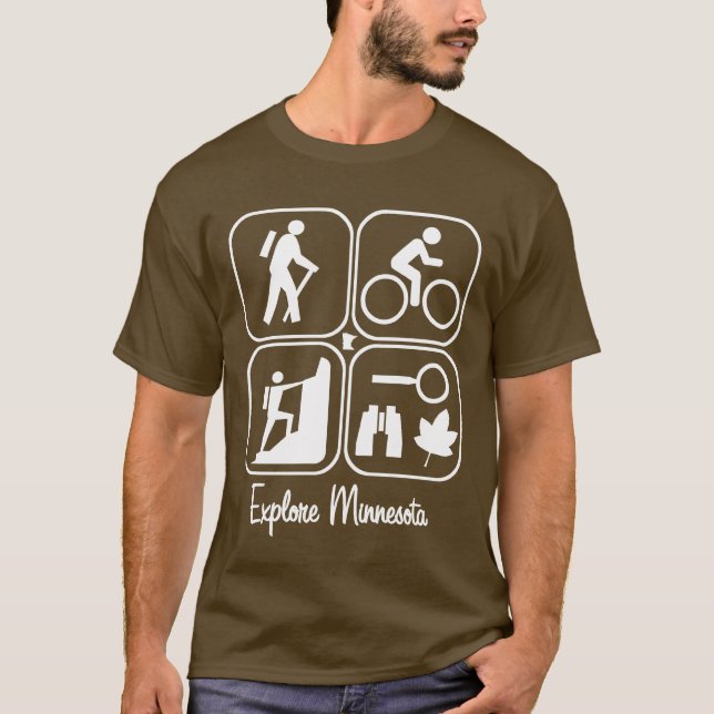 Explore a camisa dos sinais de Minnesota (Frente)