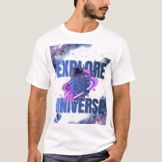 Explore a Camiseta Espacial de Astronauta do Unive