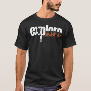 Explore a camiseta mundial de aventura