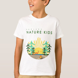 Explore a natureza com gráficos de camiseta para