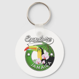 Explore as Bahamas chaveiro de ímã logo