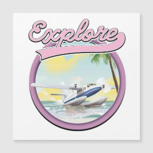 Explore o logotipo do viagem
