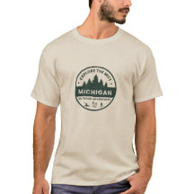 Explore o Mitt, Michigan Mens T-Shirt