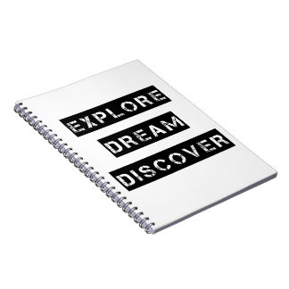 Explore o sonho descobrem o caderno
