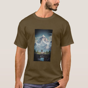 Explore por que a camiseta escura básica está leva