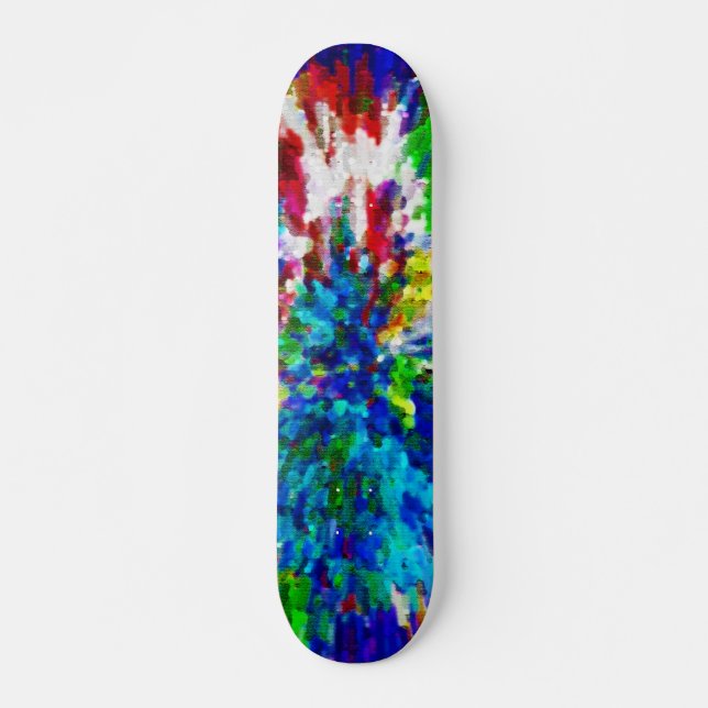 Explosão de cor ~ skate (Frente)