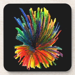 Explosão de cores Porta-copos