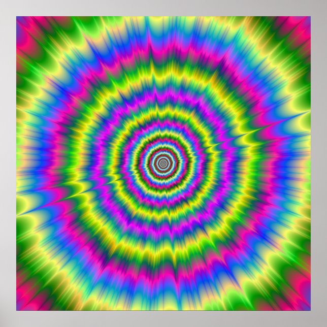 Explosão de Neon poster (Frente)