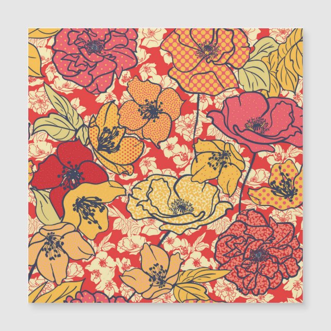 Explosão Floral: Tendência Da Vintagem Sem Pernas. (Frente)