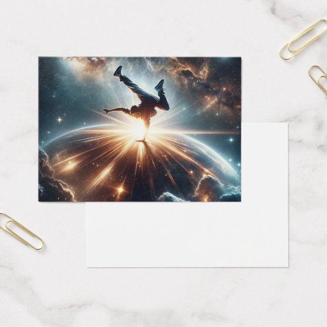 Explosão Galáctica de Breakdance em Espaços Profun (Escritótio)