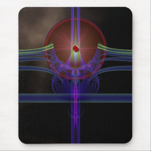 Explosão Mousepad da estrela de Lazer