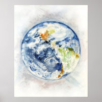 Explosão para o Poster do Espaço "Terra"